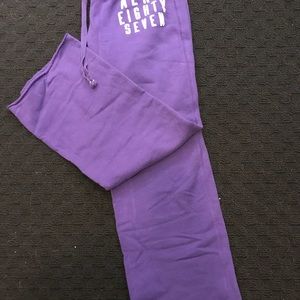 Purple Aeropostale sweatpants